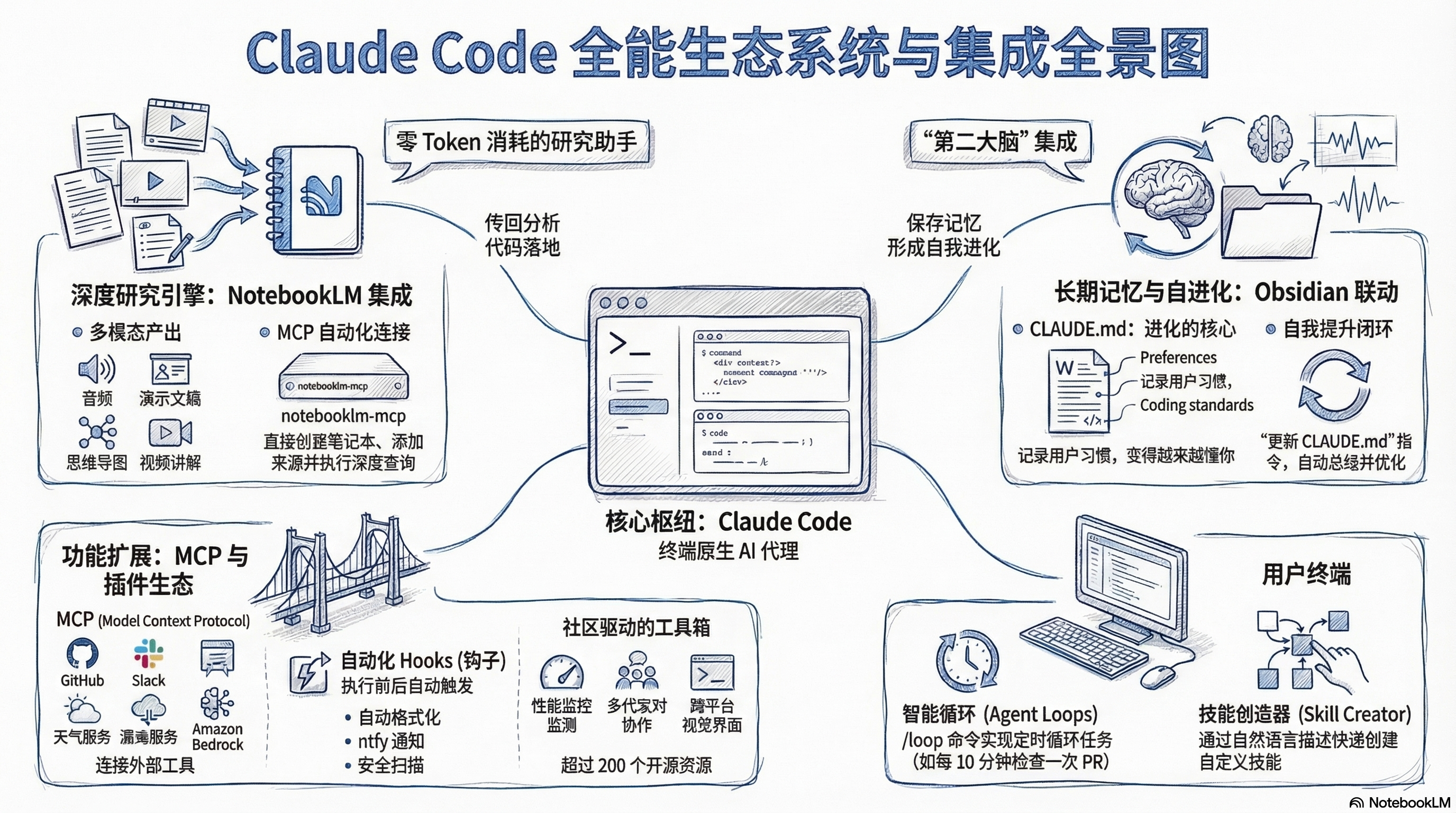 Claude Code Skills 与 MCP 知识图谱