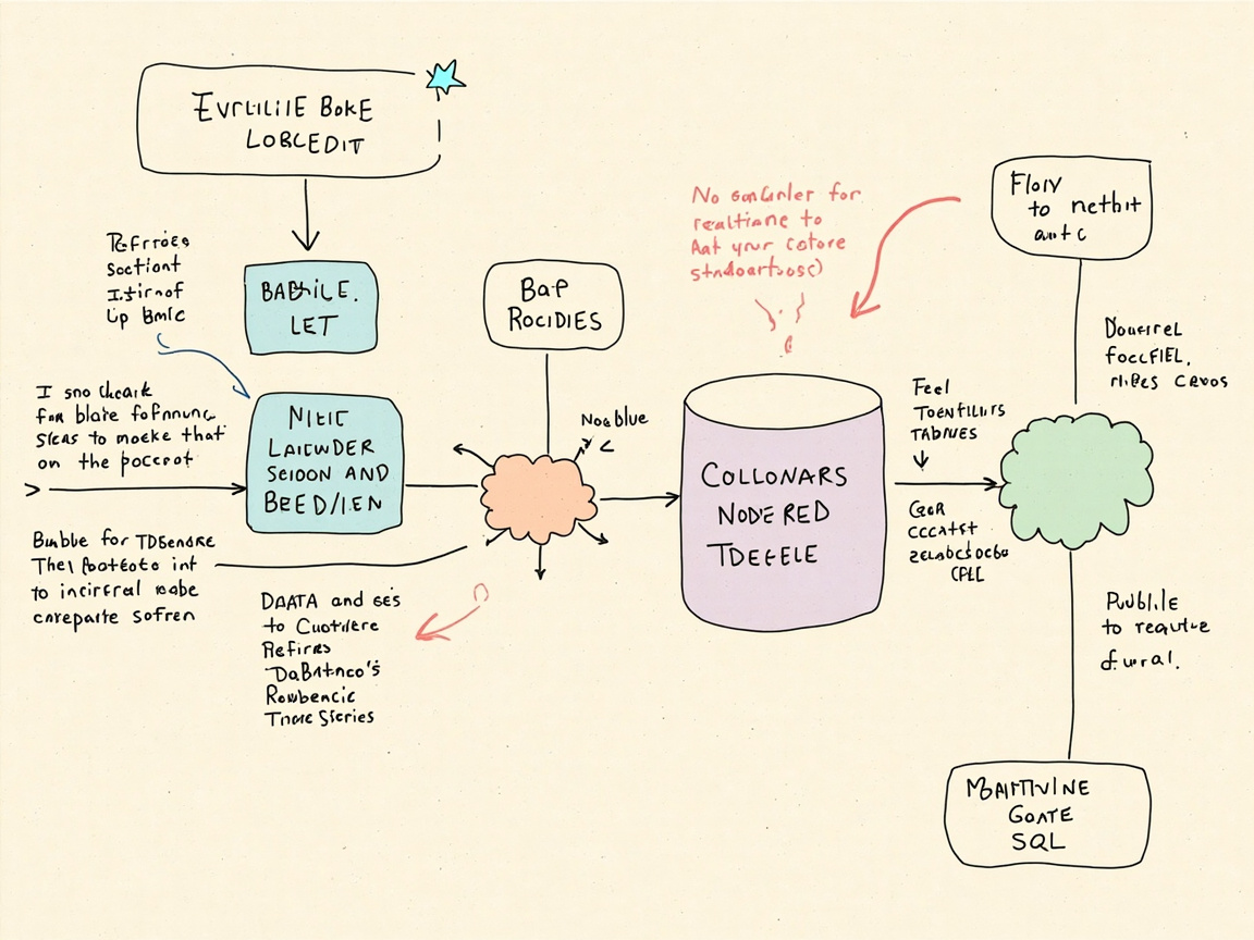 Node-RED接入TDengine架构图
